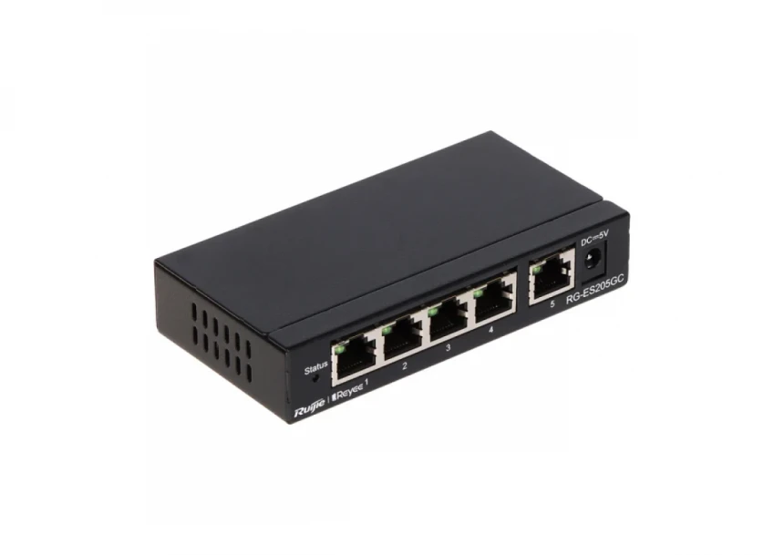 10/100/1000 5-port Reyee RG-ES205GC L2 upravljiv Cloud svič