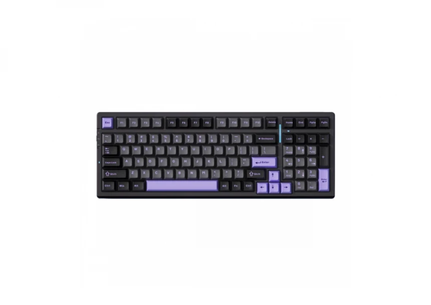 Bežična gaming tastatura MCHOSE G98 Pro Mehanička black purple