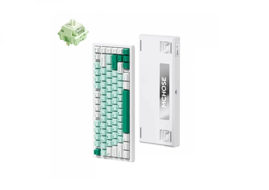 Bežična gaming tastatura MCHOSE G75 Pro Mehanička green