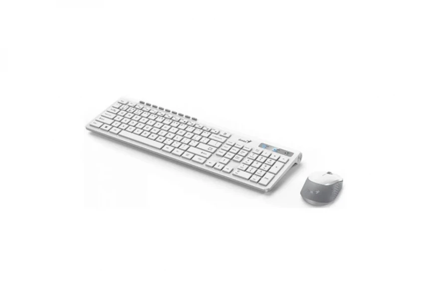 Bežična tastatura i miš Genius SlimStar 8230 YU bela