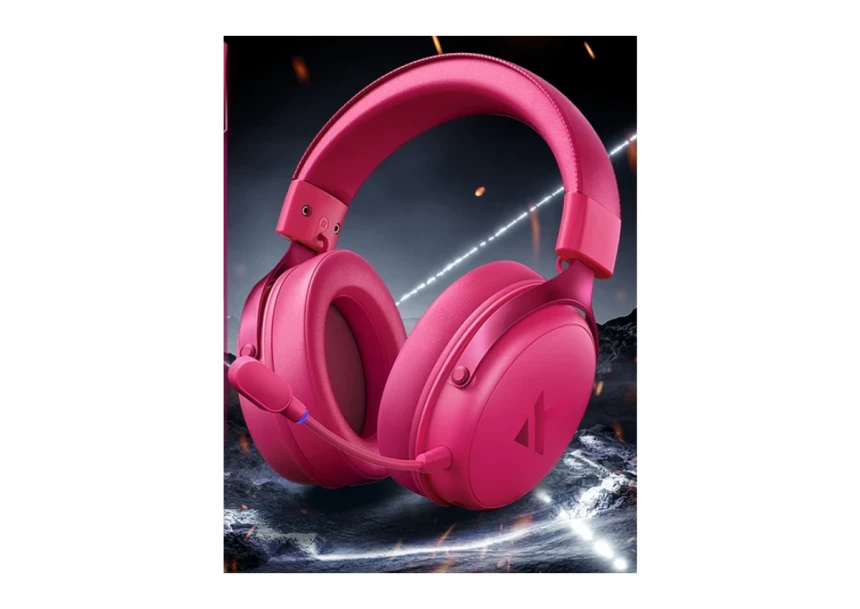Bežične gaming slušalice MCHOSE V9 Pro rose red