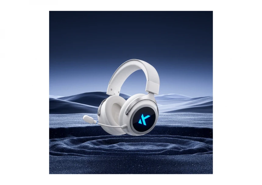 Bežične gaming slušalice MCHOSE X9 white