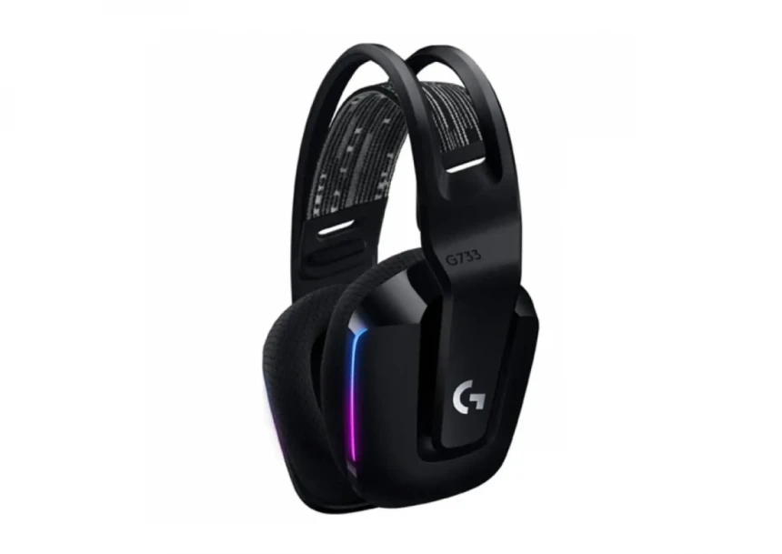 Bežične slušalice sa mikrofonom Logitech G733 crn