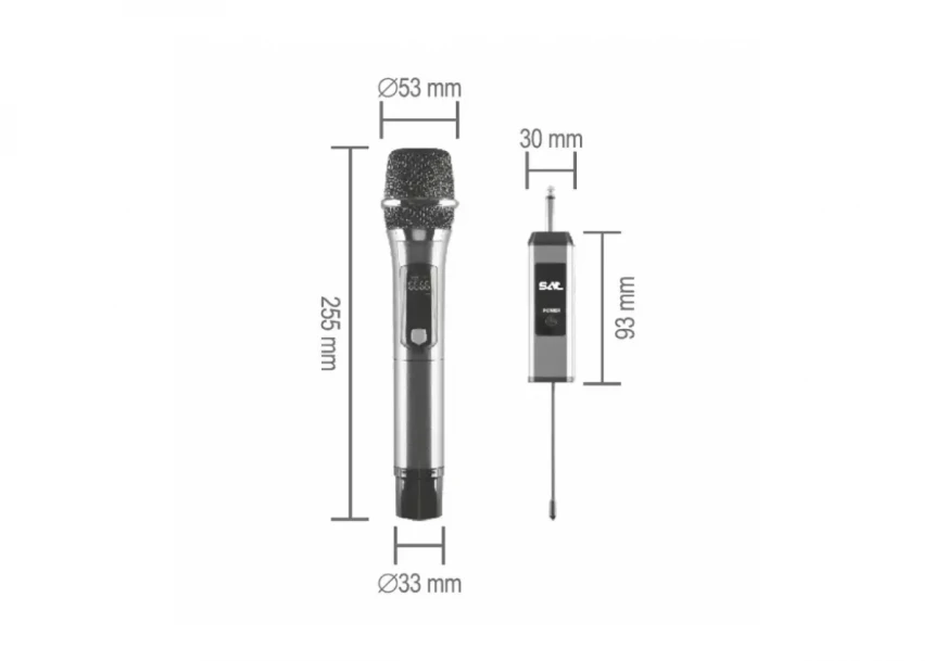 Bežični mikrofon sa prijemnikom Sal MVN310