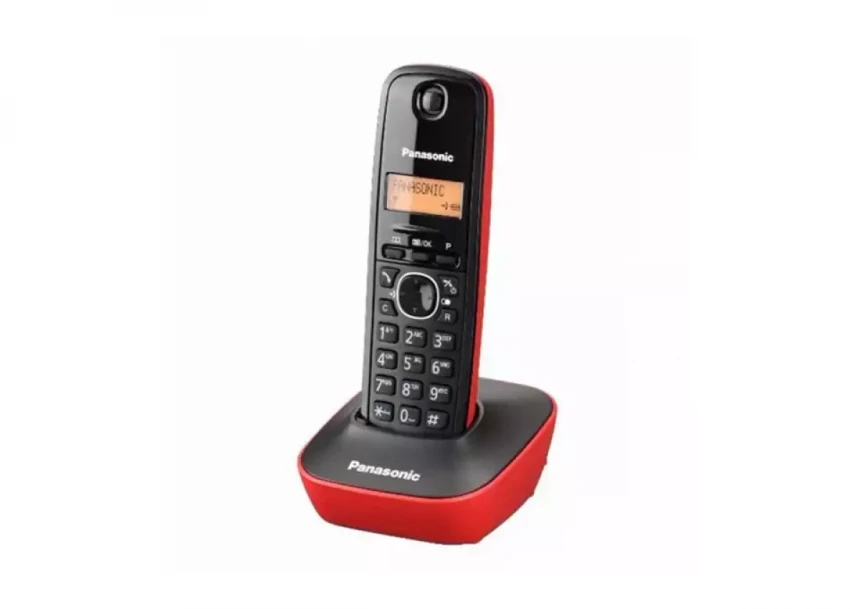 Bežični telefon Panasonic KX-TG1611SPR crveni