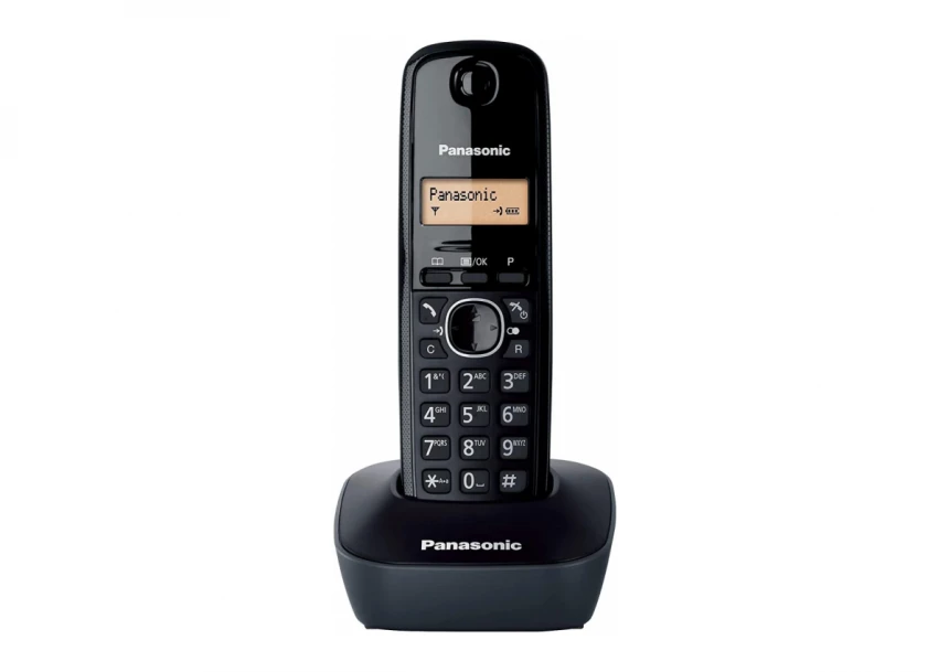 Bežični telefon Panasonic KX-TG1611SPH crni