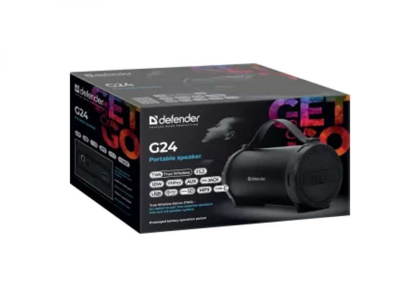 Bluetooth zvučnik Defender G24 10W BT/FM/USB/AUX/TWS