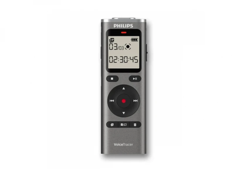 Diktafon Philips DVT1170 Mono/8GB/LCD/2x AAA/siva