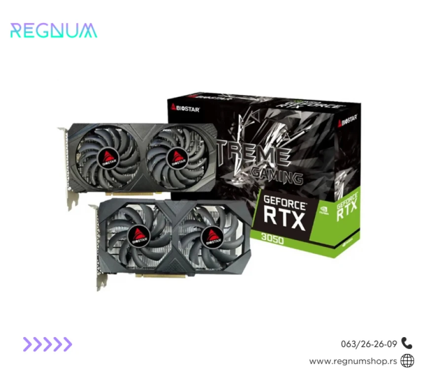 Računar Regnum RTX Entry – i5-12400F / RTX 3050 / 16GB / 1TB NVMe