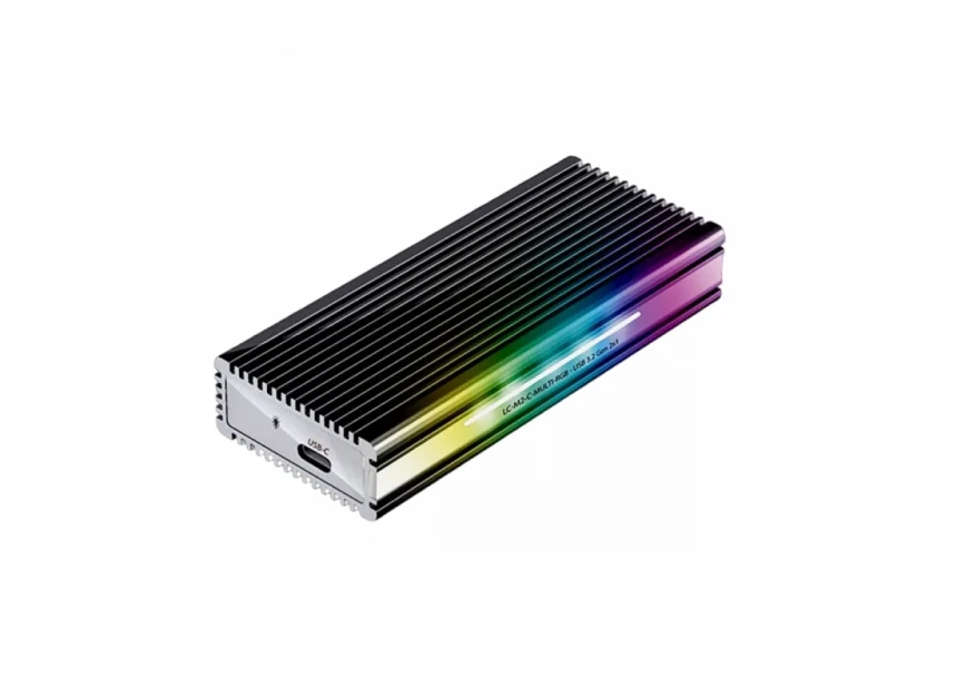 Externo kućište za Nvme LC Power LC-M2-C-MULTI-RGB NVME...