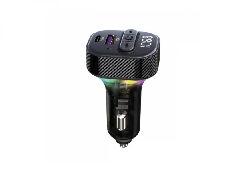 FM Transmiter i punjač Kettz Yare Bluetooth/QC3.1/Type-...