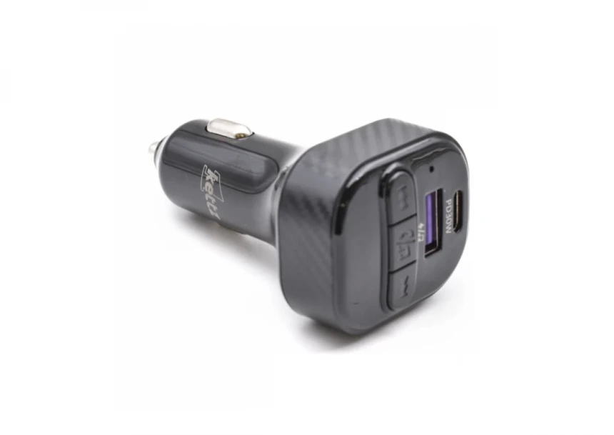 FM Transmiter i punjač Kettz Yare Bluetooth/QC3.1/Type-C PD30W/LED