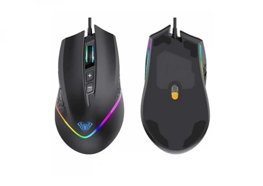 Gaming miš AULA F805 6400DPI/7D/RGB/Crni