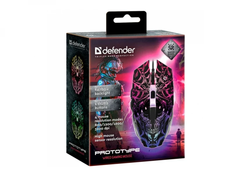 Gaming miš Defender Prototype GM-670L 3200dpi