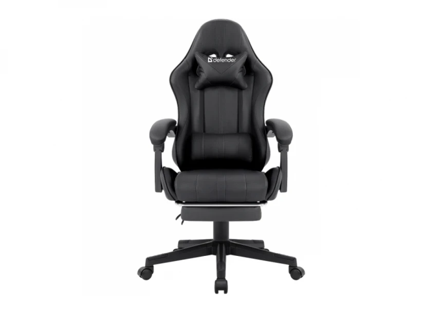 Gaming stolica Defender Azure crna