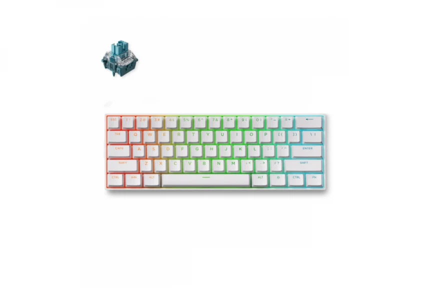 Gaming tastatura MCHOSE Ace 60 Pro Magnetic Switch White