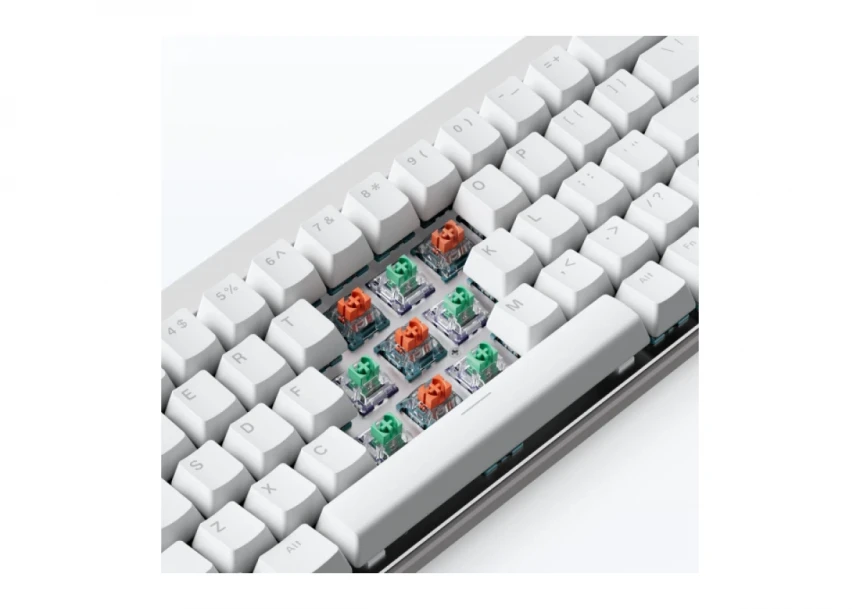 Gaming tastatura MCHOSE Ace 68 Air Ultra Esports Magnetic Switch snow white