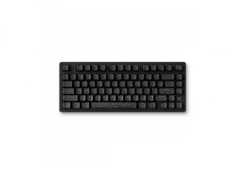 Gaming tastatura MCHOSE Jet 75 Hall Effect Magnetic Switch black topographic