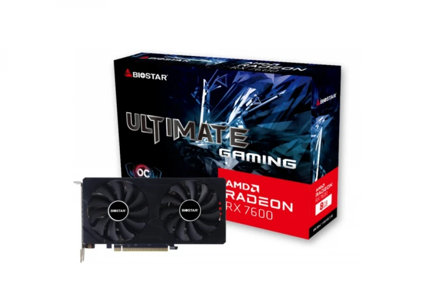 Grafička karta Biostar RX7600 8GB DDR6 128bit  HDMI/3DP