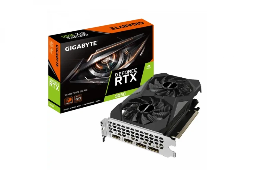 Grafička karta Gigabyte GeForce RTX 3050 WINDFORCE OC 6GB 128bit DVI/HDMI/DP