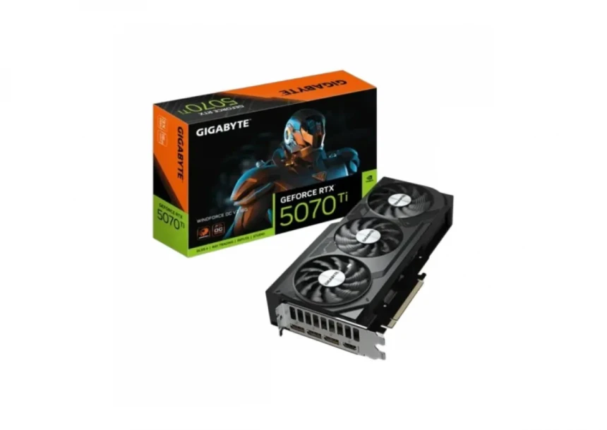 Graficka karta Gigabyte GeForce RTX 5070 Ti WINDFORCE O...