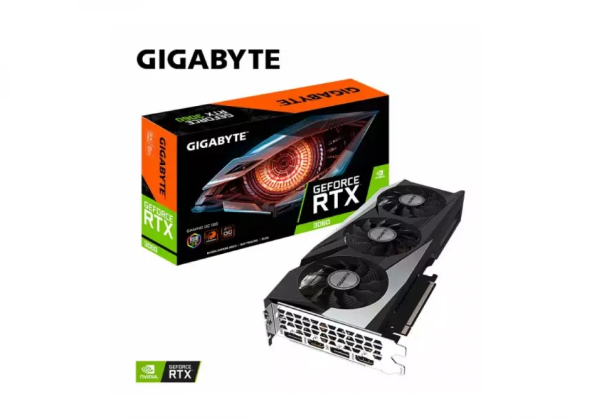 Grafička karta PCI-E RTX 3060 Gigabyte GV-N3060GAMING O...