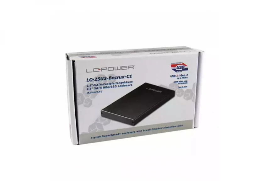 HDD Rack 2.5 SATA USB 3.0 LC Power LC-25U3-Becrux-C1