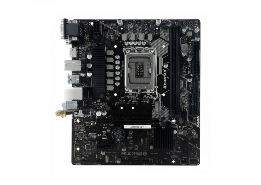 Matična ploča 1700 Biostar Z690MX2-E D4 VGAHDMI/DVI/M.2