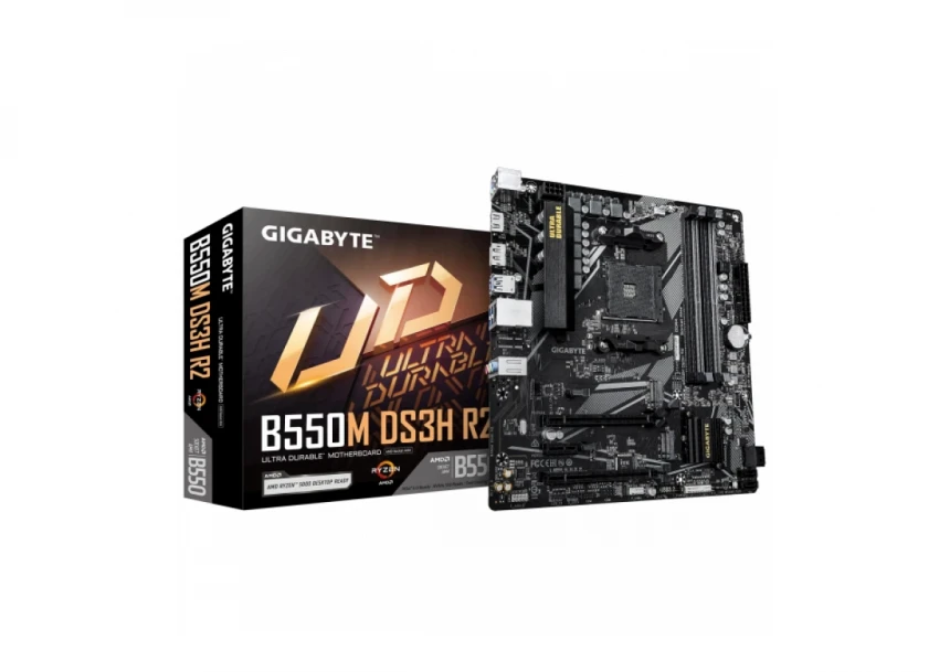 Matična ploča AM4 Gigabyte B550M DS3H R2 1.0  HDMI/DVI/...