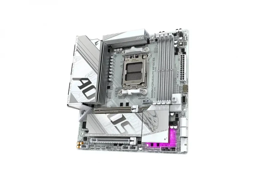 Matična ploča AM5 Gigabyte B850M Aorus Elite WIFI 6 Ice DDR5 DP/MI/M.2