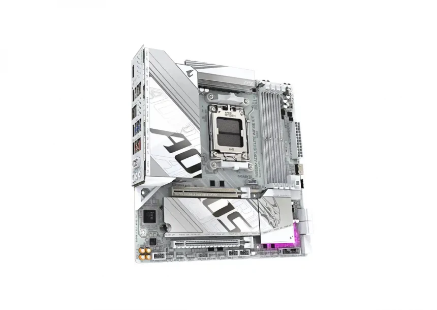 Matična ploča AM5 Gigabyte B850M Aorus Elite WIFI 6 Ice DDR5 DP/MI/M.2