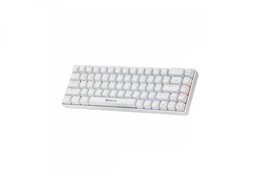 Mehanička bežična tastatura XTRIKEME GK994W ARGB WHITE