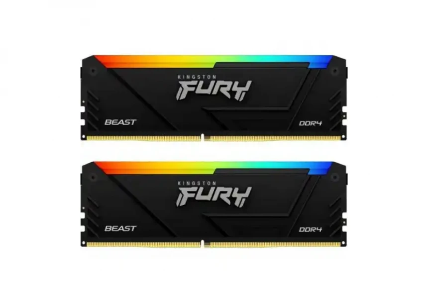Memorija DDR4 64GB 3600MHz (2x32) Kingston Fury Beast RGB KF436C18BB2AK2/64