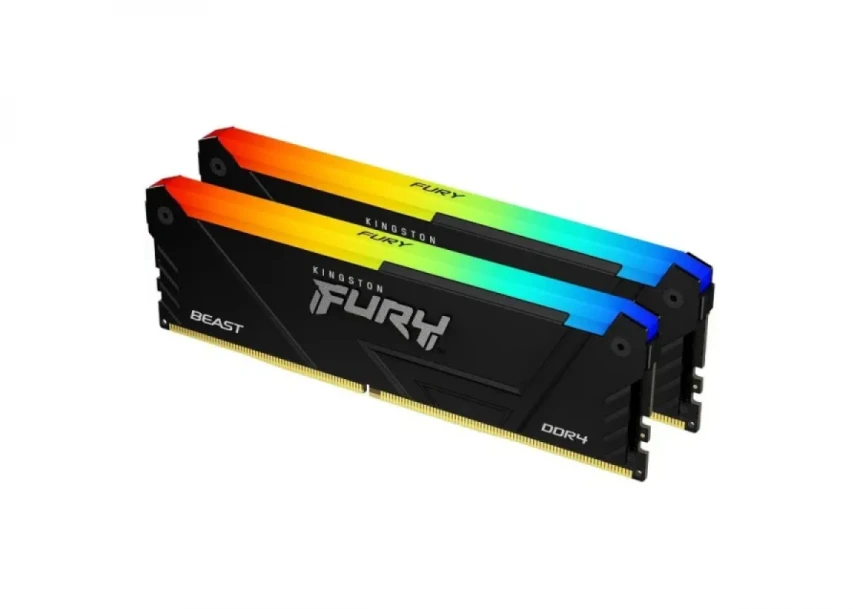 Memorija DDR4 64GB(2x16GB) 3200MHz Kingston Beast RGB KF432C16BB2AK2/64 Fury