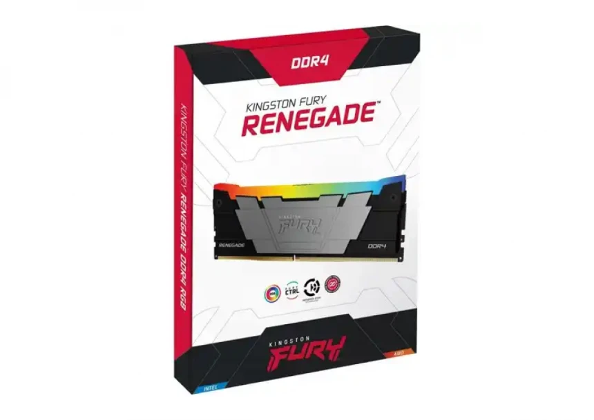 Memorija DDR4 8GB 4000MHz Kingston Fury Renegade ARGB KF440C19RB2A/8