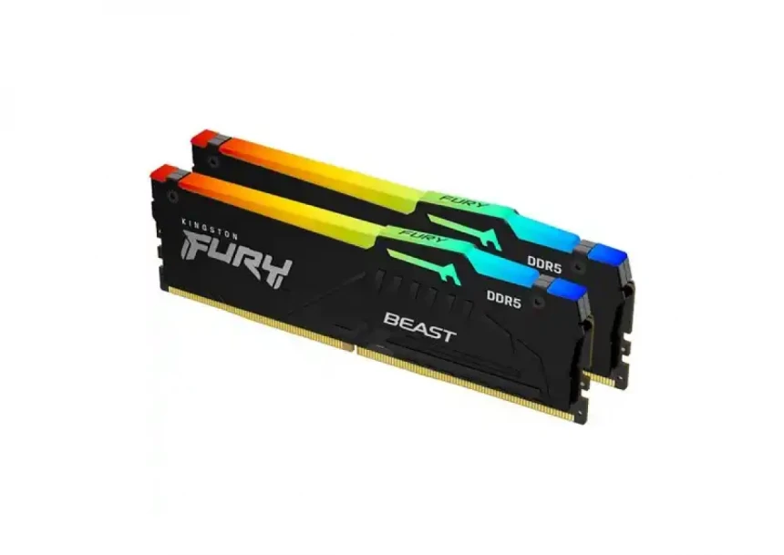 Memorija DDR5 64GB (2x32GB) 6000MHz Kingston Fury Beast...