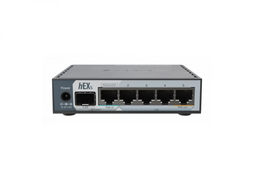 MikroTik E60iUGS hEX S ruter sa 5 x GB LAN/1 x WAN/2.5G...
