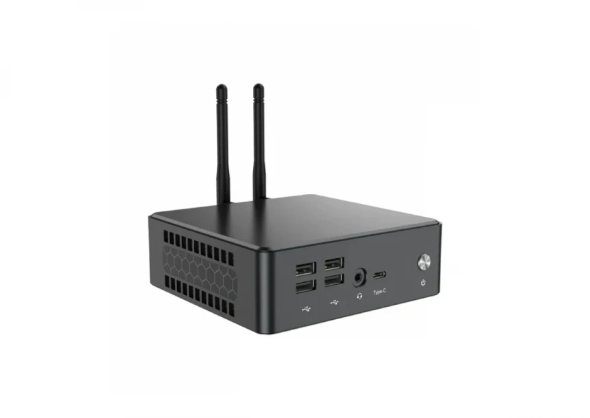 Mini PC Zeus MPI12 Intel i5-1235U 10C 4.4 GHz/DDR4 16GB/M.2 256GB/LAN/Dual WiFi/BT/HDMI/DP/USB C