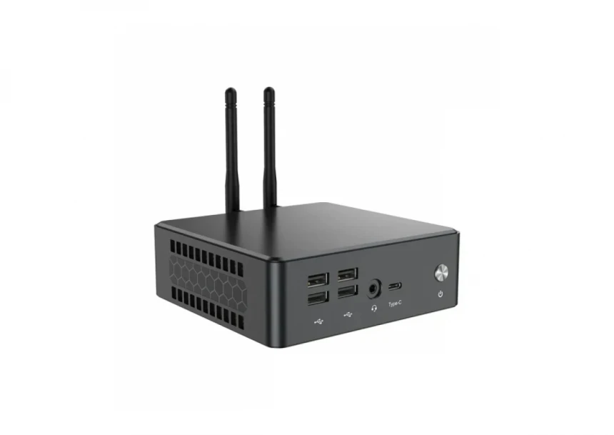 Mini PC Zeus MPI12 Intel i5-1235U 10C 4.4 GHz/DDR4 8GB/m.2 256GB/LAN/Dual WiFi/BT/HDMI/DP/USB C