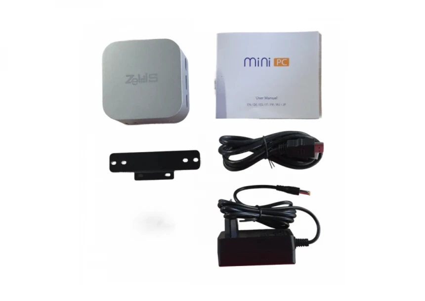 Mini PC Zeus N5 Celeron QC N150 3.40 GHz/DDR5 12GB/m.2 256GB/LAN/Dual WiFi/BT/2xHDMI/DP/Win 11