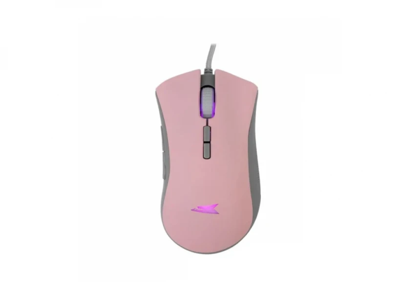 Miš Baracuda LOBSTER 6400DPI/7D/Optički/RGB/Pink