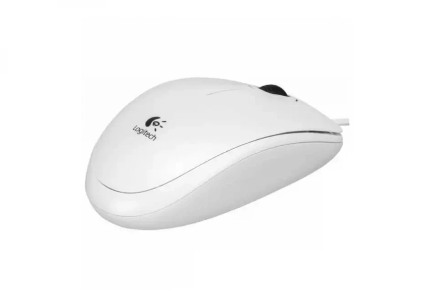 Miš Logitech B100 USB 800dpi, beli - optički