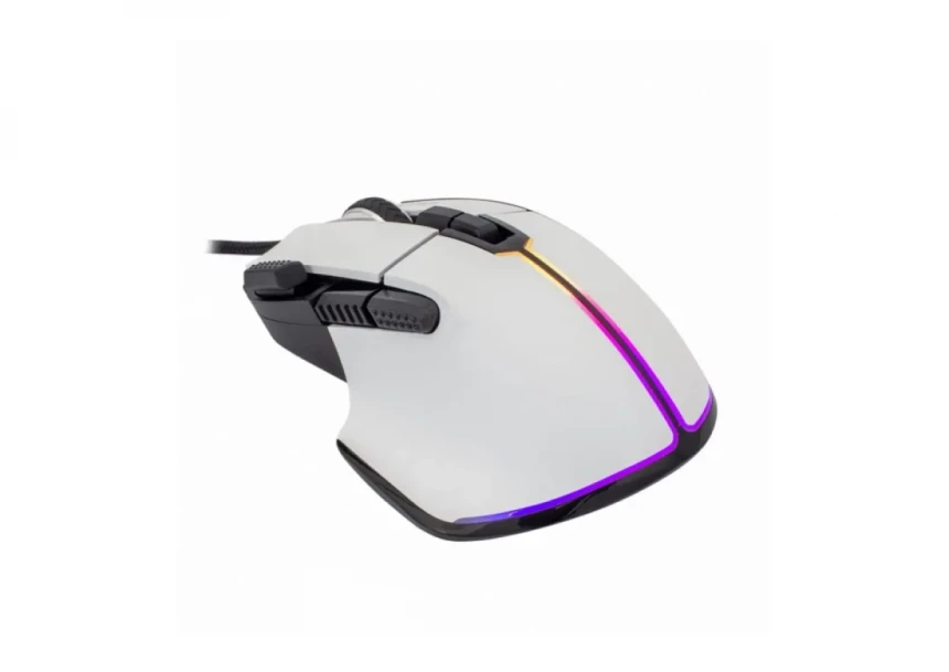 Miš White Shark MARROK 12000DPI/9D/1000Hz Polling/RGB/White