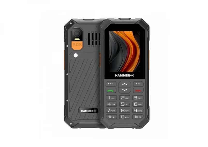 Mobilni telefon Hammer 6 LTE Black IP68 & IP69K