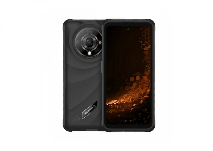Mobilni telefon Hammer IRON 6 5G 6GB/128GB Black IP69K