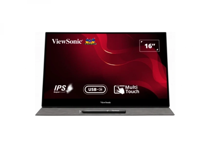 Monitor 15.6 Viewsonic TD1655  Touch 1920x1080/Full HD/...