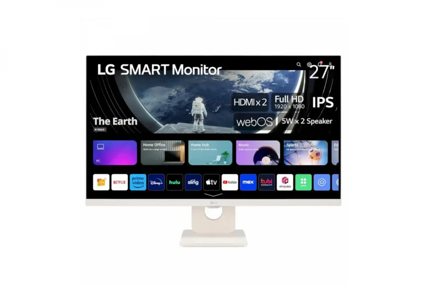 Monitor 27 LG 27SR50F-W SMART 1920x1080/Full HD/14ms/IP...