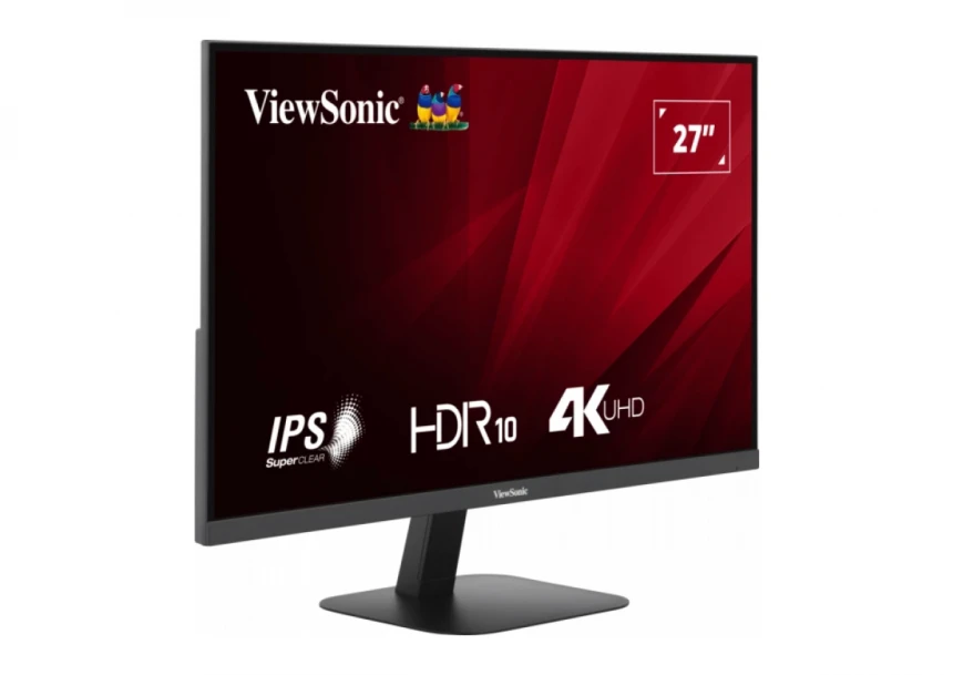 Monitor 27 Viewsonic VA2708-4K-HD 3840x2160/4K UHD/IPS/4ms/60Hz/2x HDMI/DP/HDR10