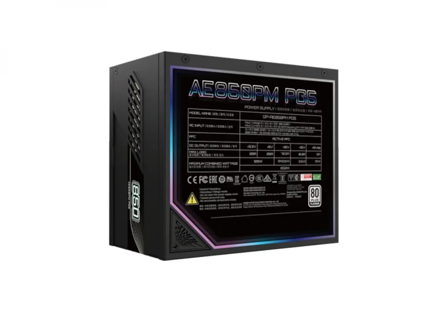 Napajanje Gigabyte Aorus Elite 850W Platinum PG5 Modula...