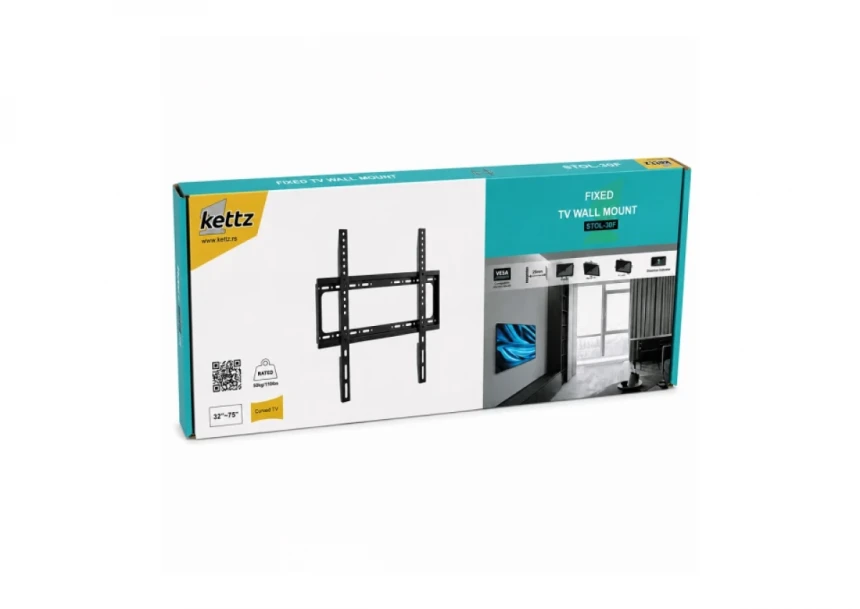Nosač za TV Kettz STOL-30F 32-75/vesa max 400x400/50kg/fiksni